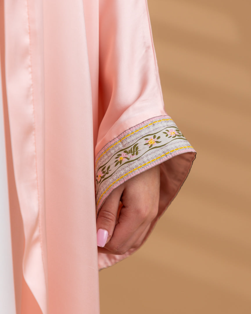 Floral Pink Abaya